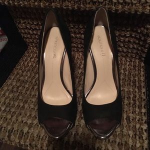 Boutique 9 stilettos, black,. Sz 8